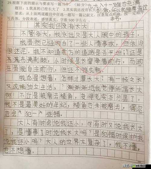 让叔叔看看你有没有长大：成长的检验